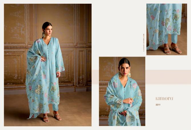 Qurbat By Kimora Heer Bamber Silk Printed Designer Salwar Suits Wholesale Shop In Surat
